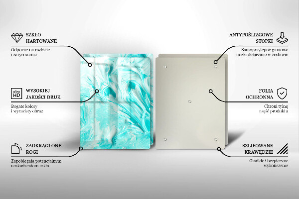 De vidrio templado Pinturas de abstraccion