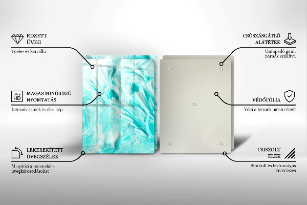 De vidrio templado Pinturas de abstraccion