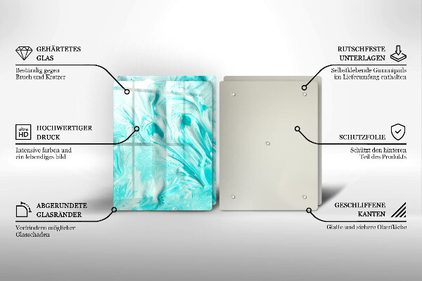 De vidrio templado Pinturas de abstraccion