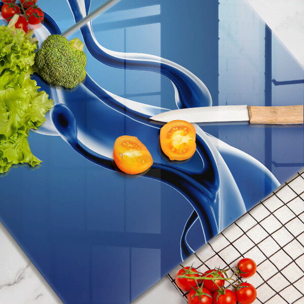 De vidrio templado Abstracción de fluidos