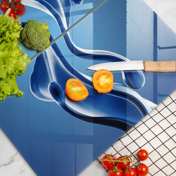 De vidrio templado Abstracción de fluidos