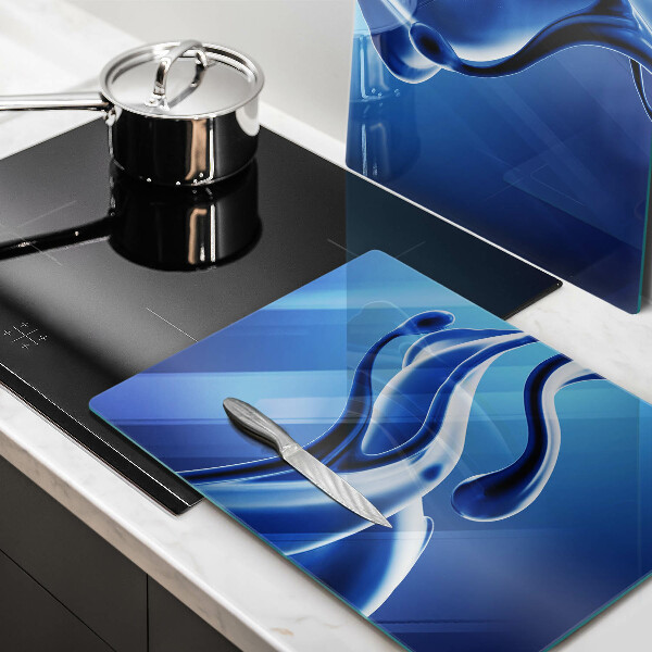 De vidrio templado Abstracción de fluidos