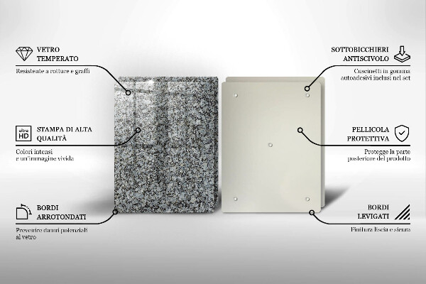 De vidrio templado Textura de piedra