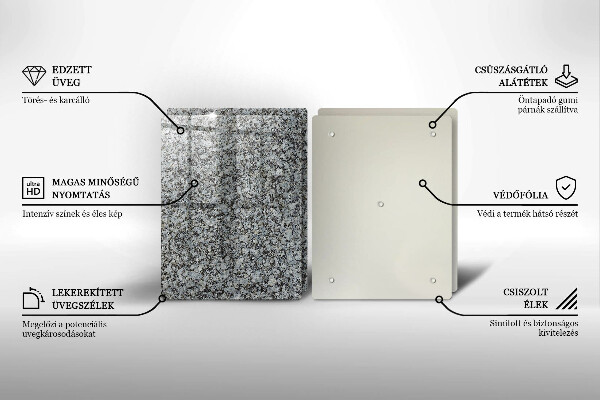 De vidrio templado Textura de piedra