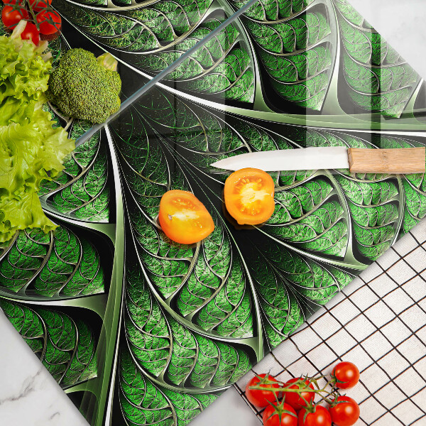 De vidrio templado Estructura de las venas de la hoja