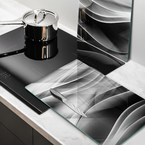 De vidrio templado Líneas abstractas de humo