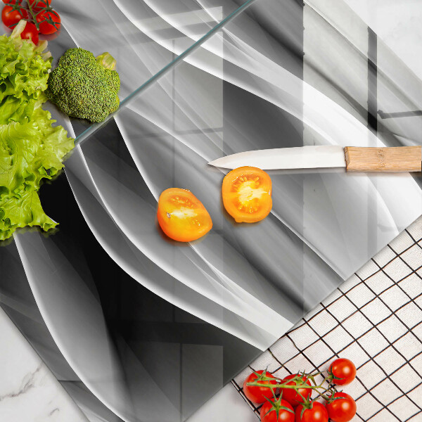 De vidrio templado Líneas abstractas de humo