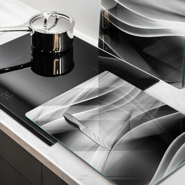 De vidrio templado Líneas abstractas de humo