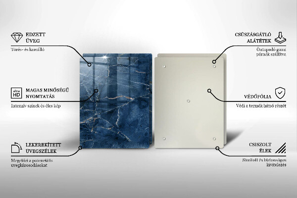 De vidrio templado Textura de piedra de mármol
