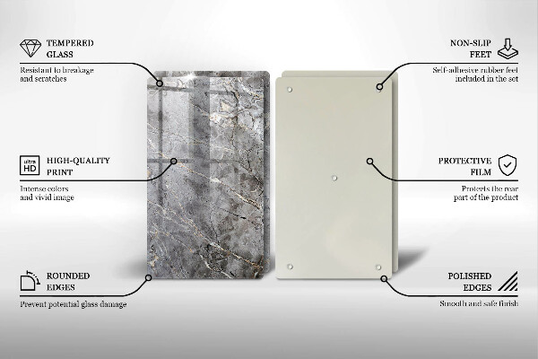 De vidrio templado Textura de piedra