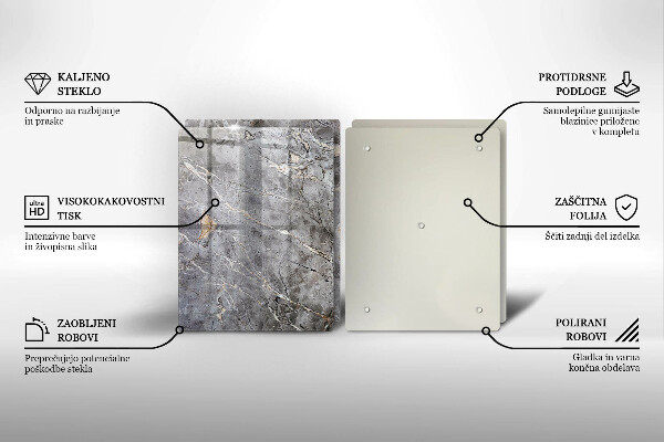 De vidrio templado Textura de piedra