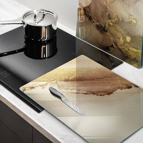 De vidrio templado Abstracción de oro