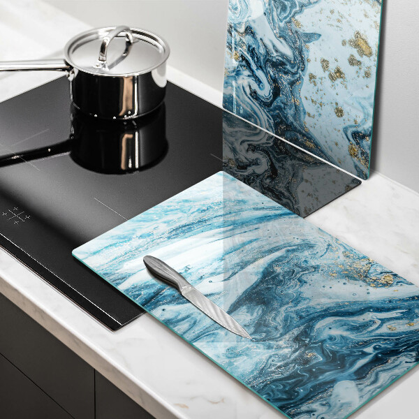 De vidrio templado Estructura con oro