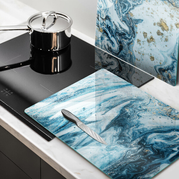 De vidrio templado Estructura con oro