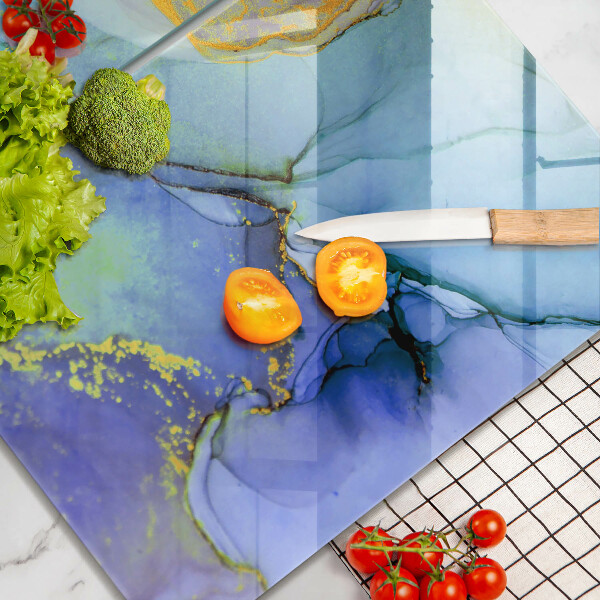 De vidrio templado Piedra dorada agrietada