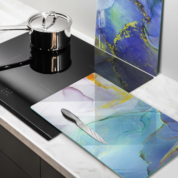 De vidrio templado Piedra dorada agrietada