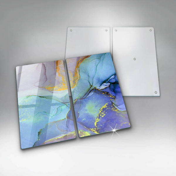 De vidrio templado Piedra dorada agrietada