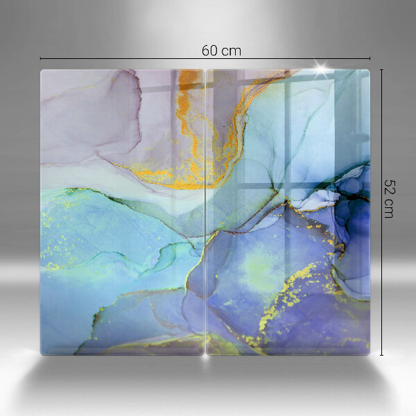 De vidrio templado Piedra dorada agrietada