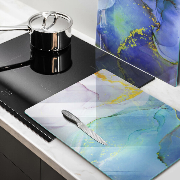 De vidrio templado Piedra dorada agrietada