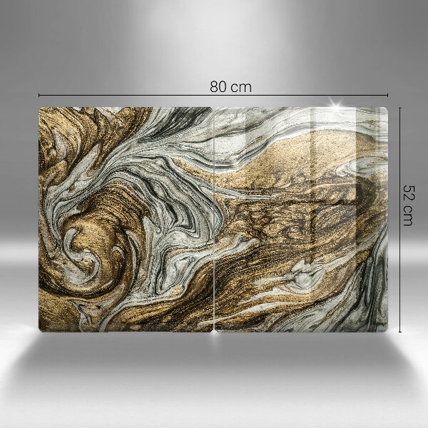 De vidrio templado Rica abstracción