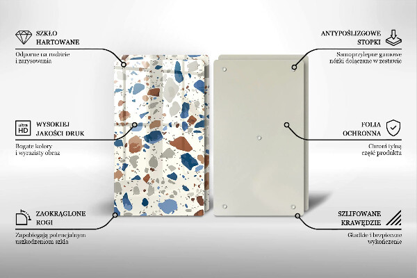 De vidrio templado Gres decorativo