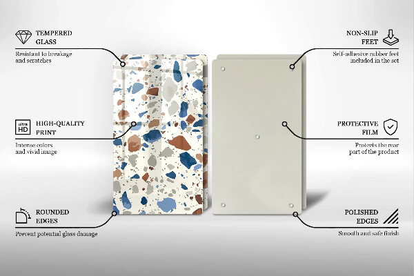 De vidrio templado Gres decorativo