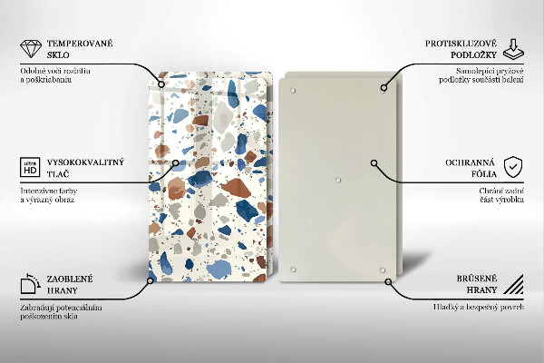 De vidrio templado Gres decorativo