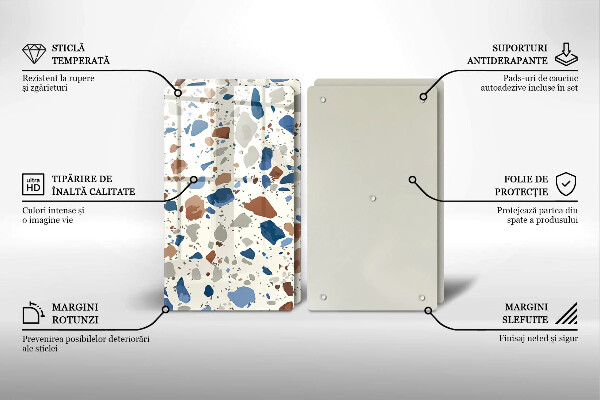 De vidrio templado Gres decorativo