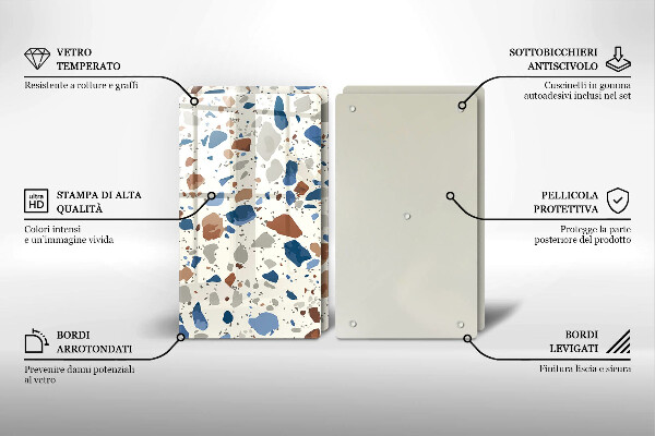 De vidrio templado Gres decorativo