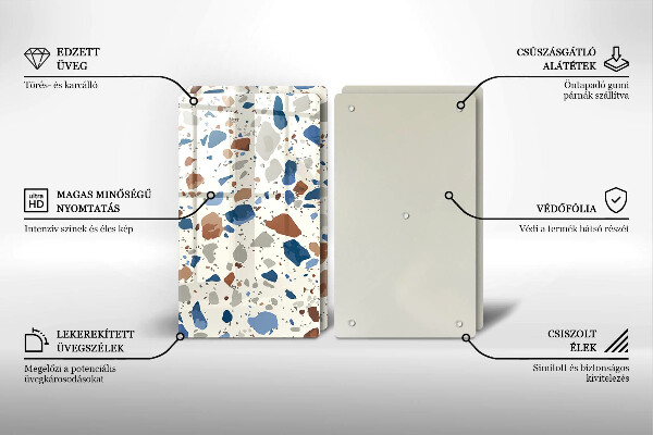 De vidrio templado Gres decorativo