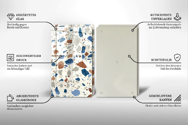 De vidrio templado Gres decorativo