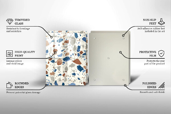 De vidrio templado Gres decorativo