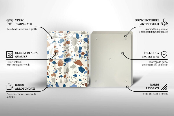 De vidrio templado Gres decorativo