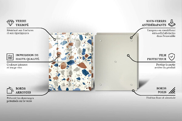 De vidrio templado Gres decorativo