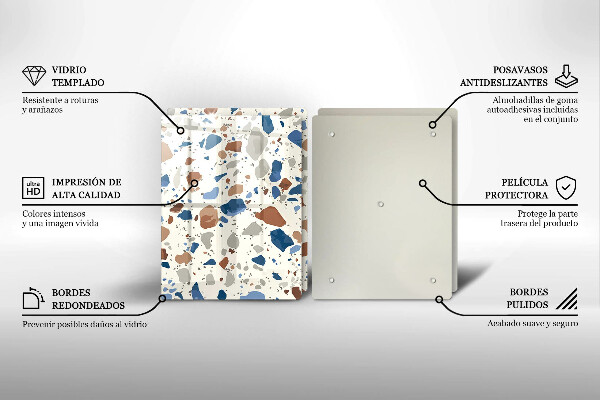 De vidrio templado Gres decorativo