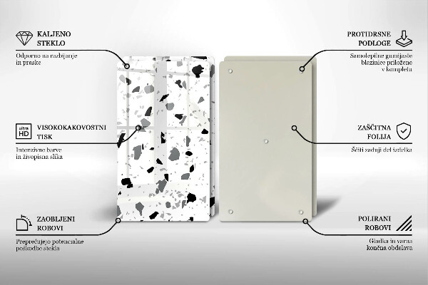 De vidrio templado Gres decorativo