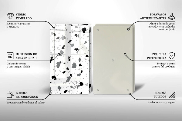 De vidrio templado Gres decorativo