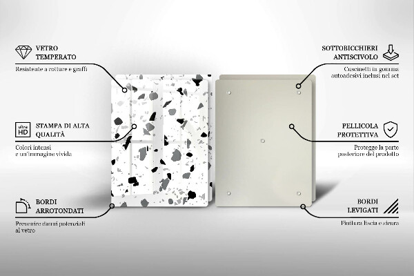 De vidrio templado Gres decorativo