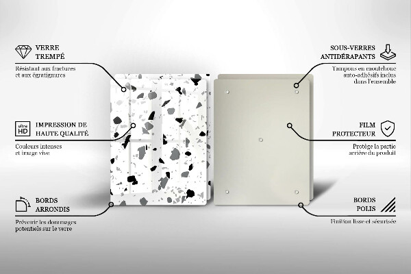 De vidrio templado Gres decorativo