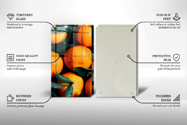 De vidrio templado Naranja