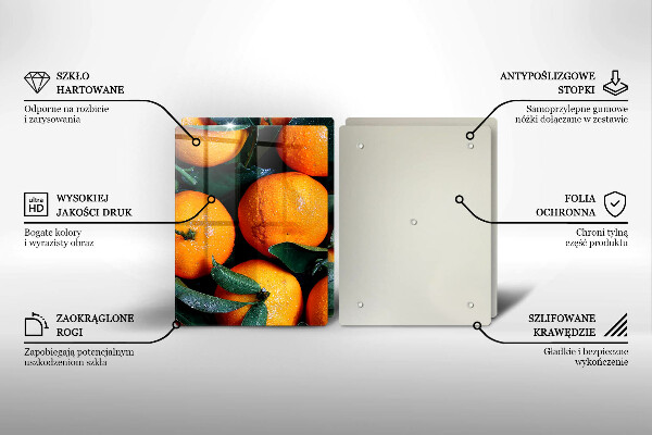 De vidrio templado Naranja