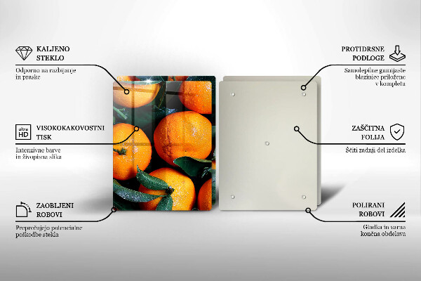 De vidrio templado Naranja