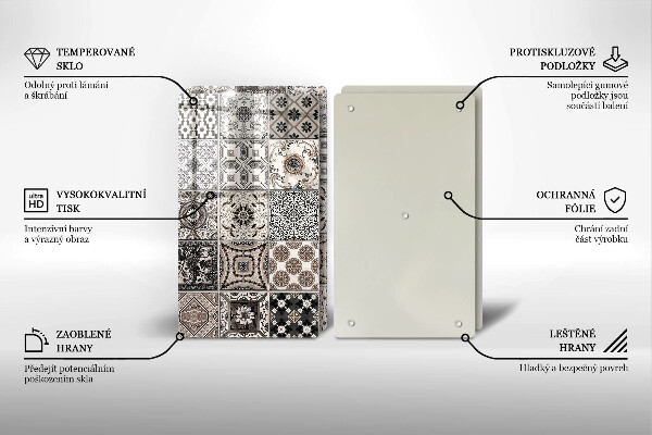 De vidrio templado Azulejos decorativos