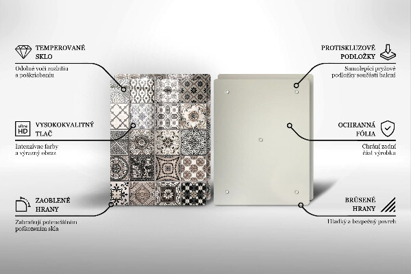 De vidrio templado Azulejos decorativos