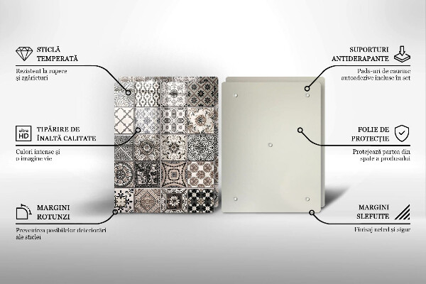 De vidrio templado Azulejos decorativos