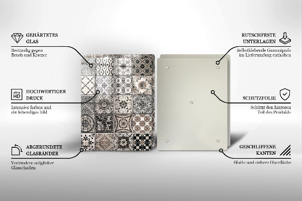 De vidrio templado Azulejos decorativos