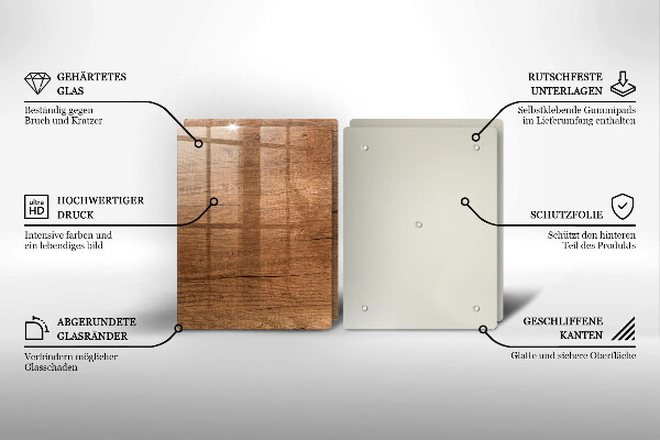 De vidrio templado Textura de madera