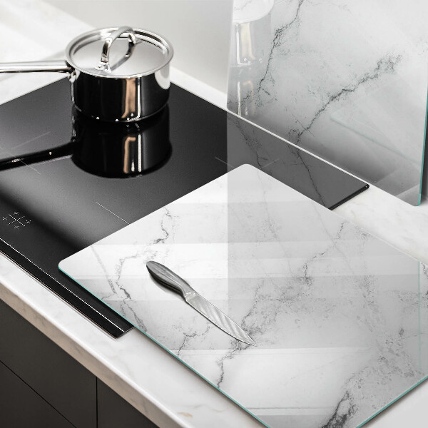 De vidrio templado Textura de mármol elegante