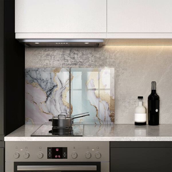 De vidrio templado Mármol pastel