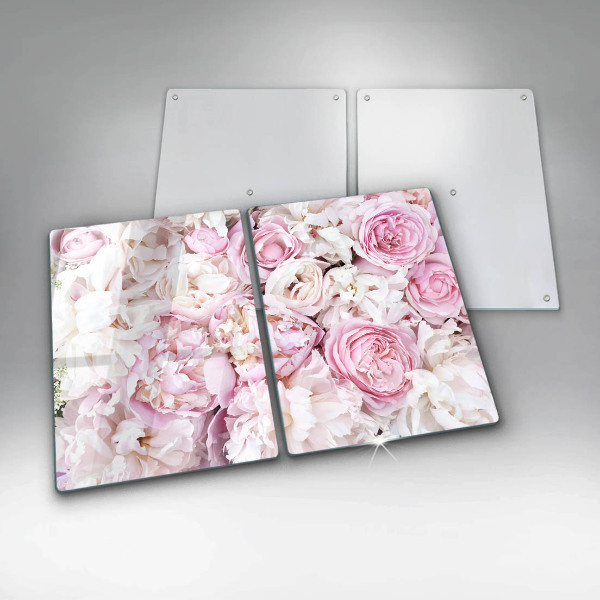 De vidrio templado Ramo de peonías